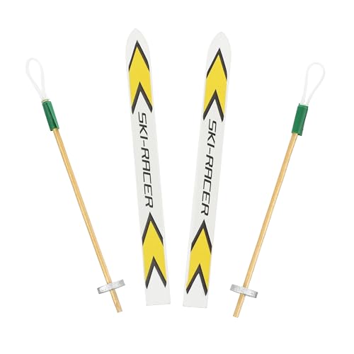 Nordstern Miniatur Ski mit Ski-Stöcken -...