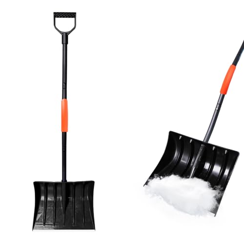 140cm Schneeschaufel mit ergonomischem...