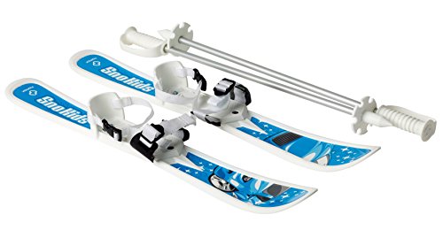 HAMAX Kinder Ski erste Lernski mit Stöcken...