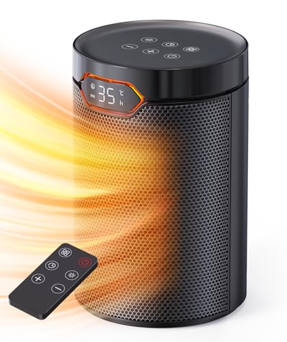 QEXREED Heizlüfter, 1500W, PTC Heizlüfter...
