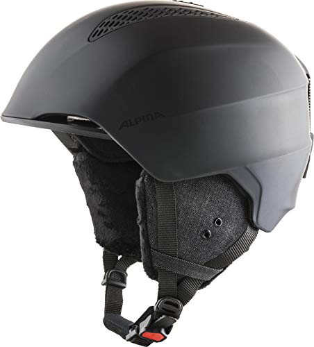 Alpina Unisex, Skihelm, Black Matt, 57-61 cm