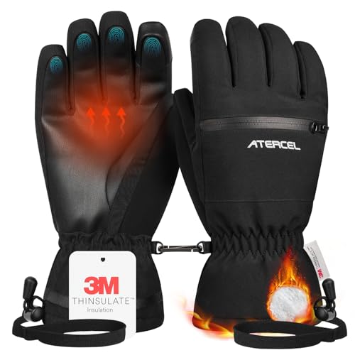 ATERCEL Skihandschuhe 3M Thinsulate...