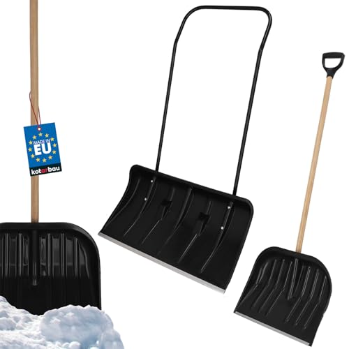KOTARBAU® Satz Schneeschieber 80cm mit...