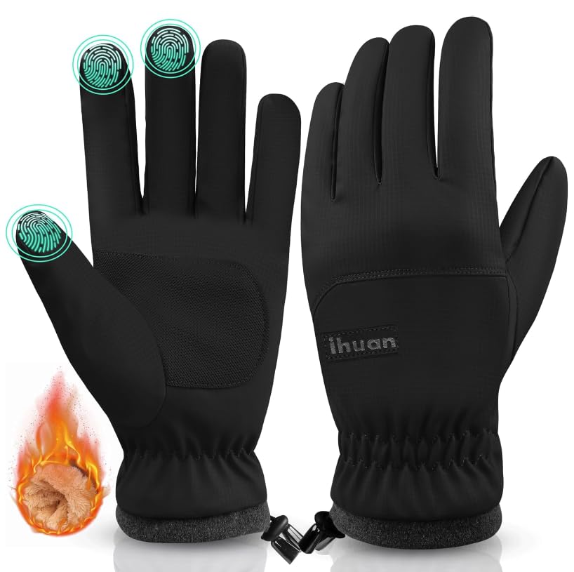Thermo Fahrradhandschuhe Herren Damen -Warme...
