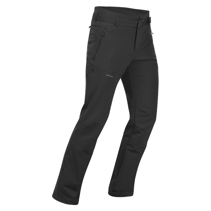 Quechua Wanderhose Herren warm wasserabweisend Winterwandern SH500 schwarz