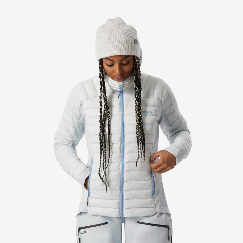 Simond Skijacke Daunenjacke Damen FR900 eisblau