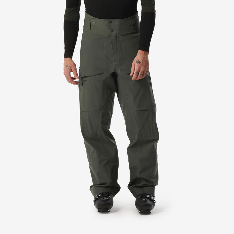 Wedze Skihose Herren warm und atmungsaktiv FR500 khaki