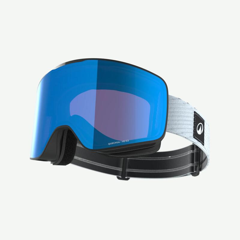 Wedze Skibrille Erwachsene und Kinder Schönwetter austauschbar G900 C HD