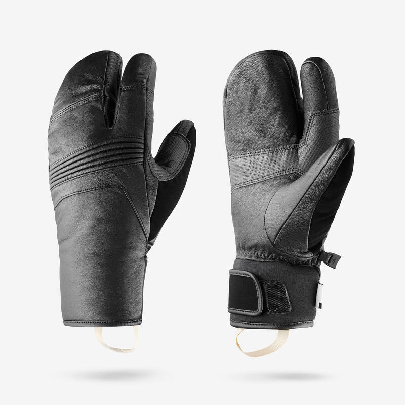 Wedze Skihandschuhe Erwachsene Lobster 900 schwarz